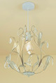 LXDirect non-electric glass teardrop chandelier