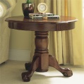 LXDirect oak veneer lamp table
