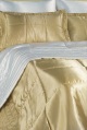 plain satin quilted pillow shams (pair)