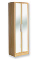 rimini two-door mirrored wardrobe