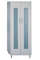 ripon 2-door glass wardrobe