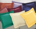 satin plain dyed cushion covers