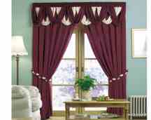 satin plain dyed lined curtains