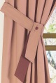 LXDirect satin plain-dyed sash tie-backs