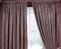LXDirect scroll velvet lined curtains