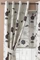shimu lined ring-top curtains