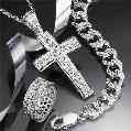 LXDirect silver and cubic zirconia jewellery