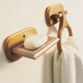 LXDirect soap dish and towel ring set