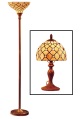LXDirect tiffany style glass lamps