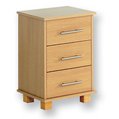 trinity three-drawer narrow chest
