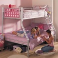 trio bunk-bed with mattress