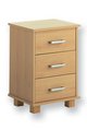 LXDirect two three-drawer bedside cabinets