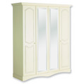vienna four-door mirrored wardrobe