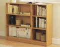 wide low bookcase
