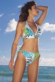 LXDirect womens medium leg tropical halter-neck bikini