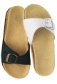 womens tootsie footbed mules - leather