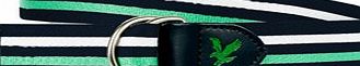 Lyle and Scott Golf Striped Canvas Belt