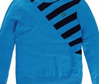 Lyle and Scott Mens Graphic Intarsia Jumper