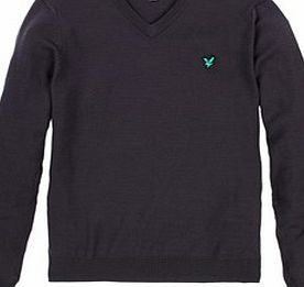 Lyle and Scott Mens Merino V-Neck Jumper