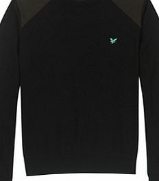 Lyle and Scott Mens Quilted Shoulder Sweater
