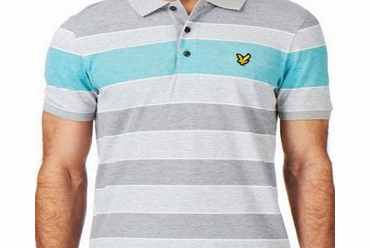 Mens Lyle  Scott Oxford Polo Shirt - Mid Grey
