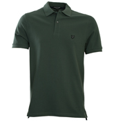 Lyle and Scott Airforce Green Pique Polo Shirt
