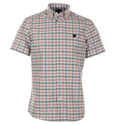 Lyle and Scott Antique Salmon Pink, Blue and