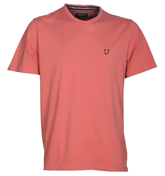Lyle and Scott Berry Wash V-Neck T-Shirt