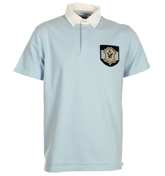 Lyle and Scott Blue Ice Rugby Shirt
