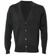 Lyle and Scott Charcoal Grey Button Fastening