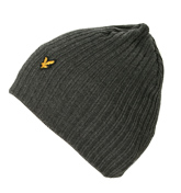Lyle and Scott Grey Beanie Hat