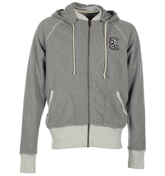 Lyle and Scott Grey Full Zip Hooded Sweatshirt