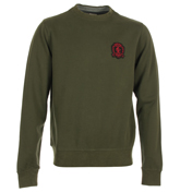 Lyle and Scott Highland Green Crew Neck Sweater