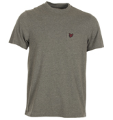 Lyle and Scott Mid Grey Marl Pocket T-Shirt