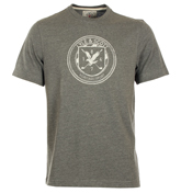 Lyle and Scott Mid Grey Marl Print T-Shirt