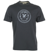 Lyle and Scott Navy Print T-Shirt