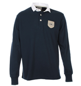 Lyle and Scott Navy Rugby Shirt