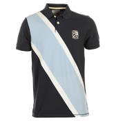 Lyle and Scott Navy Sash Pique Polo Shirt