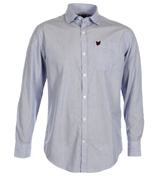 Lyle and Scott Snorkel Blue and White Stripe Shirt