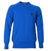 Lyle and Scott Snorkel Blue Lambswool Sweater