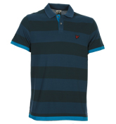Lyle and Scott Uniform Blue and Black Stripe