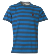 Lyle and Scott Uniform Blue and Navy Stripe