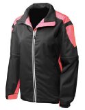Lyle & Scott Sunderland Golf Ladies International Convertible Jacket Black/Pink L (Size 14-16)