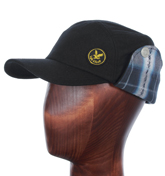 Lyle and Scott Vintage Black Mix Fabric Hunter Hat