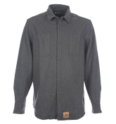 Lyle and Scott Vintage Charcoal Marl Wool