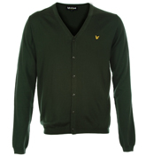 Lyle and Scott Vintage Hunter Green V-Neck