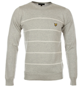 Lyle and Scott Vintage Light Grey Stripe Sailing