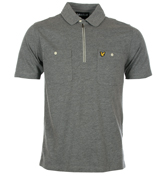 Lyle and Scott Vintage Mid Grey Marl 1/4 Zip