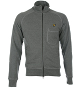 Lyle and Scott Vintage Mid Grey Marl Full Zip