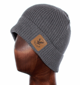 Lyle and Scott Vintage Mid Grey Marl Ribbed